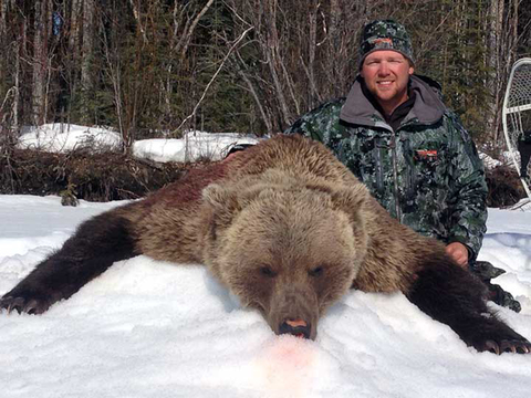 Interior Grizzly Bear Hunt by Jet Boat, Argo or Snowmobile